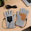 USB Electric Heated Gloves Anti-Slip Thicken Cycling Glove for Winter Ski Sports