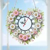 DIY Daisy 5D Hanging Clock Art Craft for Living Room Decoration