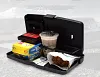 Collapsible Car Food Tray Holder Multifunctional Portable Car Food and Beverage Tray Holds Food and Laptop