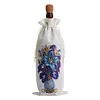 DIY Diamond Painting Wine Bags Diamond Art Liquor Bottle Covers Kit(Vase)