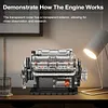 Mold King - Supercar V16 Engine | Set 10131BGT Supercar W16 Engine Electric Building Blocks Assembly Toy