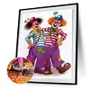 Clown - Full Round Diamond Painting  30*40cm/40*50cm