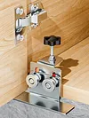Cabinet Door Installation Assistant Tool Stainless Steel 0-40mm for Mount Hinges