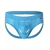 Separate Ice Silk Striped Back Empty Thong