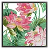 Lotus-14CT Stamped Cross Stitch 42*42cm/16.54*16.54in