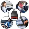 Car Buckles-Safety Auto Extension Clip Connector Seat Belt Extender 2-Pack