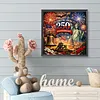 Diamond Painting -DIY Round Drill 250th Anniversary of USA(40x40cm)