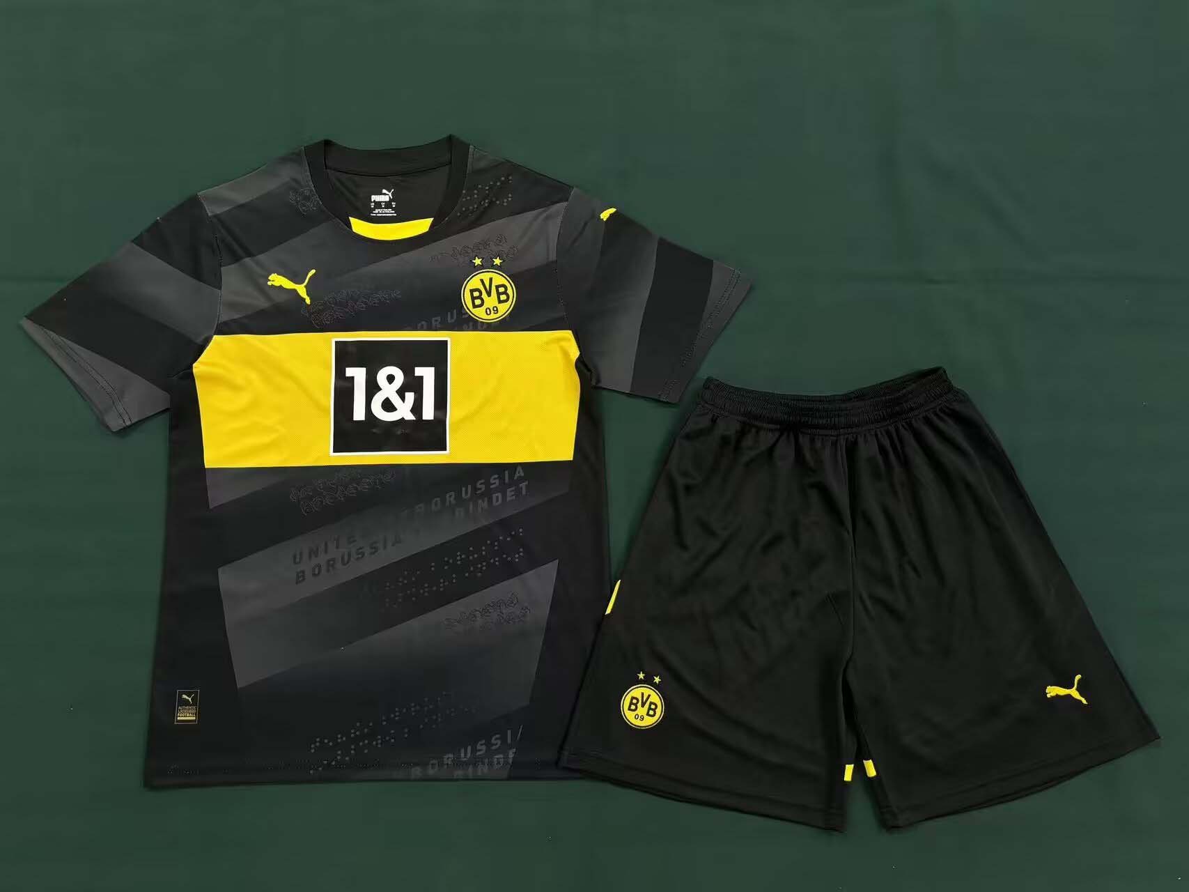 2024-2025 KIDS Dortmund Away Football Shirt 1:1 Thai Quality
