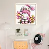 (US Local)Gnome - 9CT Partial Beaded Cross Stitch Kit(39x39cm)