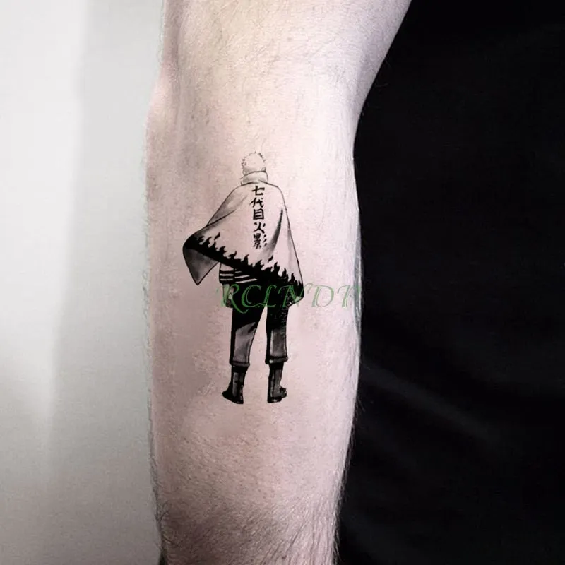 Waterproof Temporary Tattoo sticker Anime fake tatto stickers flash tatoo hand foot body art for girl men women kids