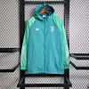 2023/2024 Juventus Windbreaker Light green Edge love fball