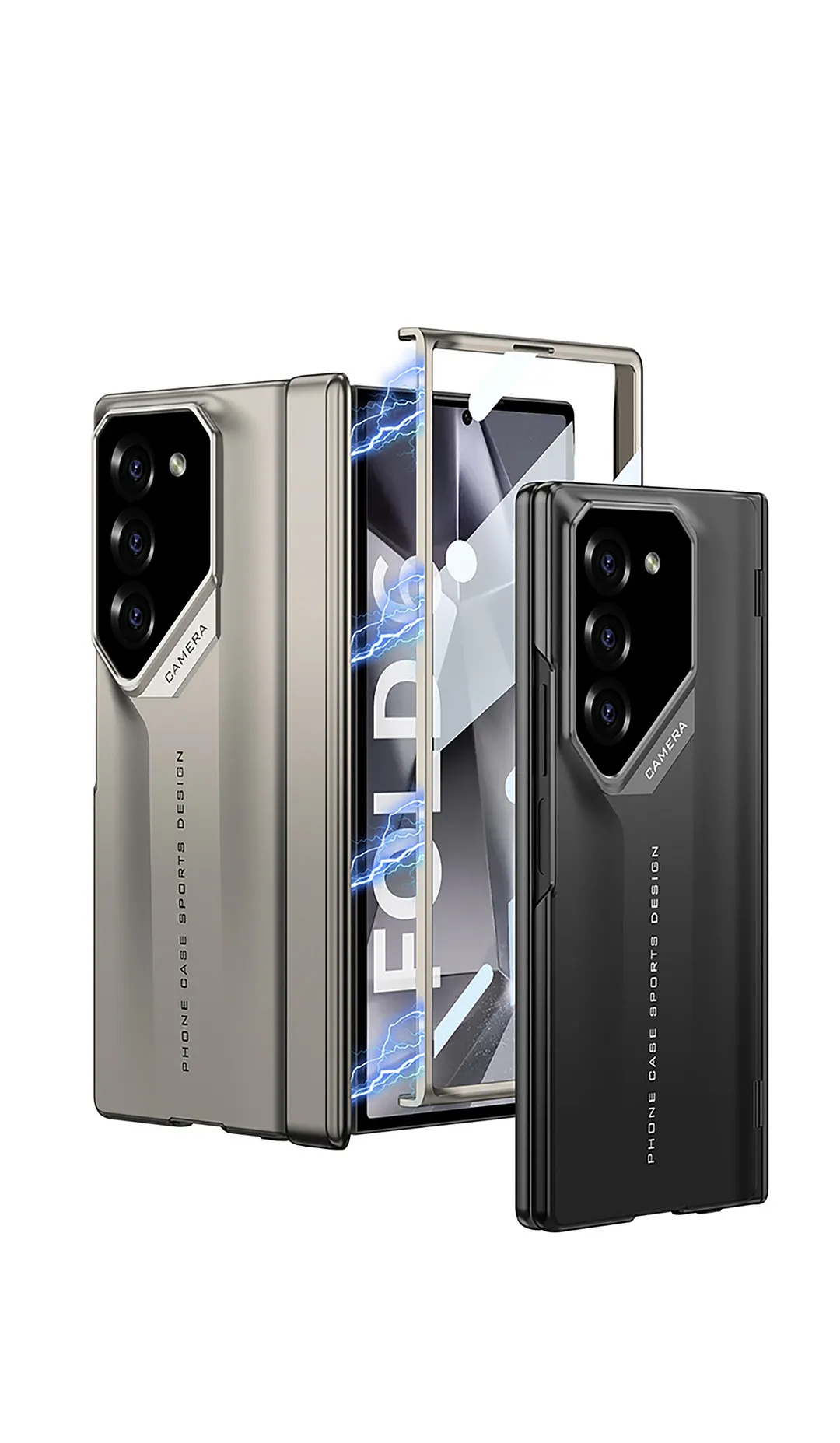 Samsung Z fold5/Z fold6 all-in-one magnetic folding hinge mobile phone case
