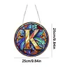 >SALE<Double Sided Letter K  Diamond Drawing Hanging Ornament for Home Decor