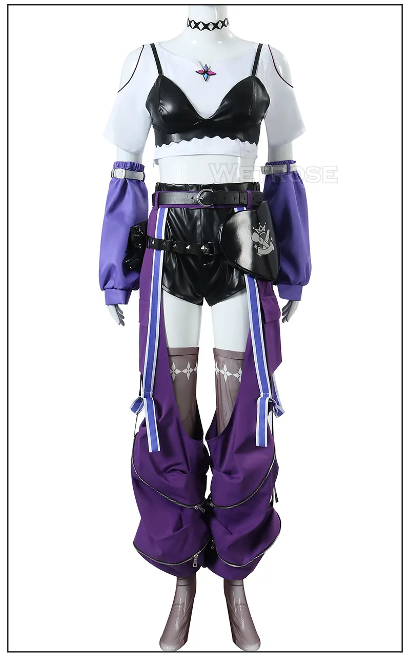 Wetrose製 ホロライブ 綺々羅々ヴィヴィ コスプレ衣装セット Wetrose] Kikirara Vivi 綺々羅々ヴィヴィ Hololive FLOW GLOW Vtuber