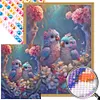 A Pair Of Colorful Love Birds - Round Drill Diamond Painting - 45*60CM (Big Size Partial AB Drill)