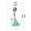 (Multi-Style) Noble Lady-14CT Counted Cross Stitch 36*66cm/14.17*25.98in