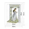 (Winter) (Counted/Stamped) 14CT Angel - Cross Stitch 36*52cm/14.17*20.47in(Brand)