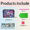 Diamond Painting Flower Wallet Diamond Painting Card Holder Coin Purse