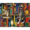 (Big Size)Cat - 11CT Stamped Cross Stitch - 60*50cm