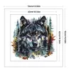 Forest Wolf - 11CT Stamped Cross Stitch - 50*50cm - Animal