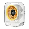Desk Fan LED Display Portable Table Desktop Air Circulator Fan Quiet Small Fan