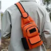 Waterproof Chest Bag Multiple Pockets Sports Bag for Outdoor Camping Sling Bag