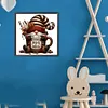 Coffee Bean Gnome-Full Round Diamond painting 30*30CM