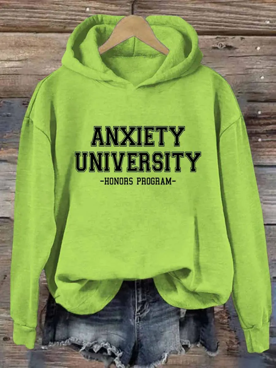 Anxiety University Honors Program Hoodie