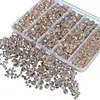 800Pcs 4/6/8/10mm Glass Beads for Jewelry Making Crystal Faceted Jewelry Beads with Holes for Bracelets Necklace Pendants Making Supplies