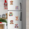 (US Local)6Pcs Acrylic Animals And Flowers Diamond Art Fridge Magnet for Car Mailbox Decor