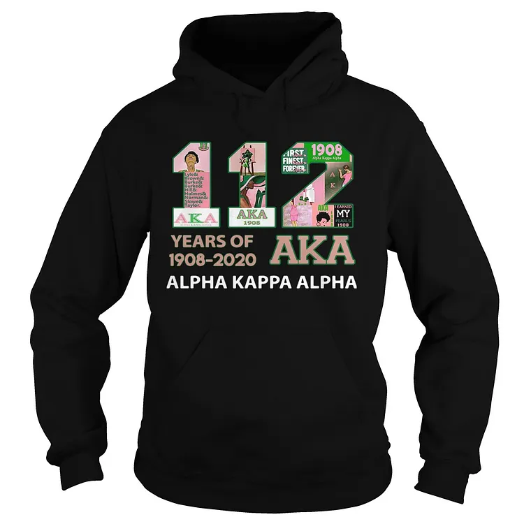 AK printed hooded Pullover Sweatshirt