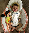 Handmade Reborn Weighted Baby Dolls, 17 inch Black Reborn Breenda Truly Baby Girl - RBBI-Myrebornbabydoll&reg; Myrebornbabydoll&reg;