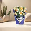 Floral Thank You Card 3D Pop Up Card for All Occasion (Daffodils)