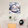 (Multi-Style) Sleeping Dog Cat-11CT Stamped Cross Stitch 40*40cm