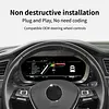 12.3" LCD Digital Cluster Instrument Speedometer For Volkswagen Tiguan