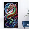 >SALE<5D DIY Full Round Drill Diamond Painting Dragon Kit Home Decoration Art Craft