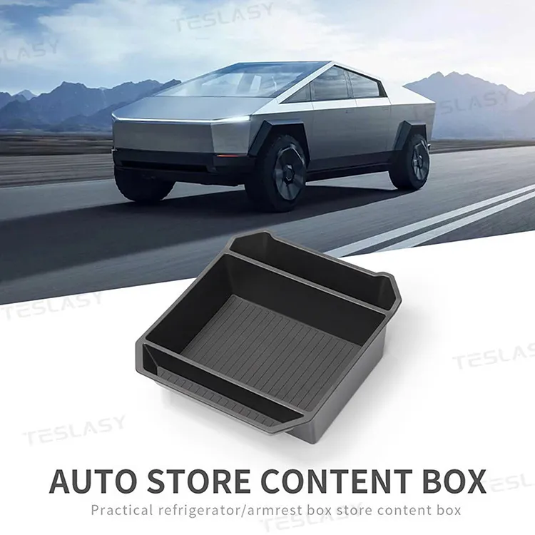 TESLASY Tesla Cybertruck Center Console Armrest Storage Box