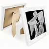 Lady Special Shape Partial Drill Dimond Art Paintings with Plastic Frame 17x17cm