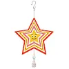 DIY Diamond Painting Double-sided Rotatable Snowman Hanging Wind Chime Suncatcher Hanging Kit
