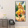 >SALE<5D DIY Full Round Drill Diamond Painting Rose Manor Art Home Decoration (sz2606)