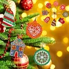 【Limited Stock Sale】8Pcs Christmas Tree-Diamond Painting Pendant