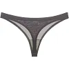 Sexy Transparent Ice Silk Low-Waist Seamless Thong