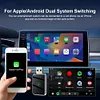 2 in 1 Wireless CarPlay Android Auto Adapter Plug & Play for Factory Wired Cars