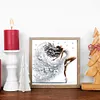 Belle jupe beauty_special en forme de peinture au diamant-30*30cm