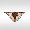 Men's Low Waist Sexy Ultra-Thin Ice Silk Leopard Print Briefs
