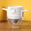 Collapsible Coffee Filter Paperless Hand Brewed Coffee Filter Cup (Black)