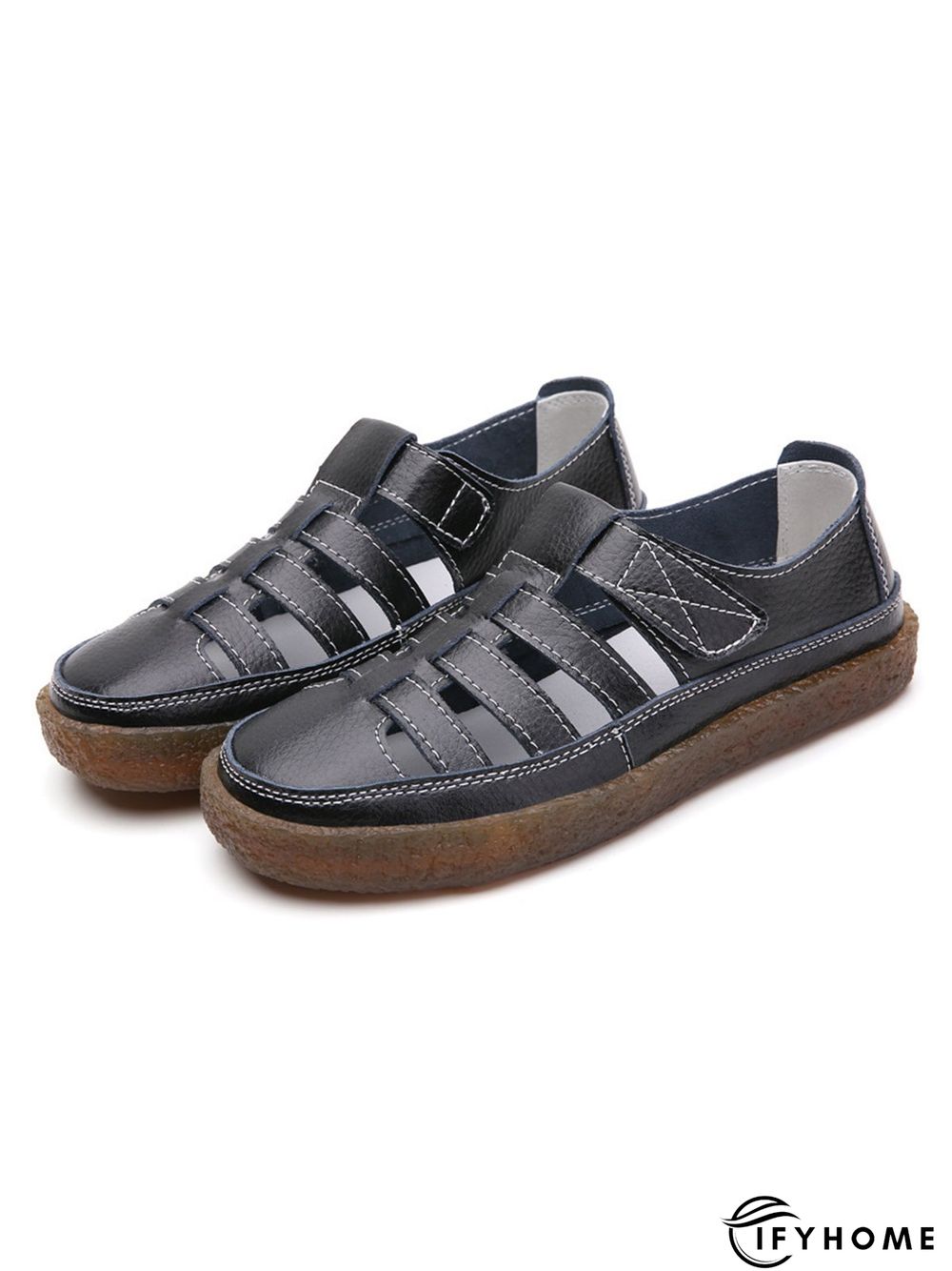Lightweight Hollow Breathable Retro Soft Soled Shoes | IFYHOME