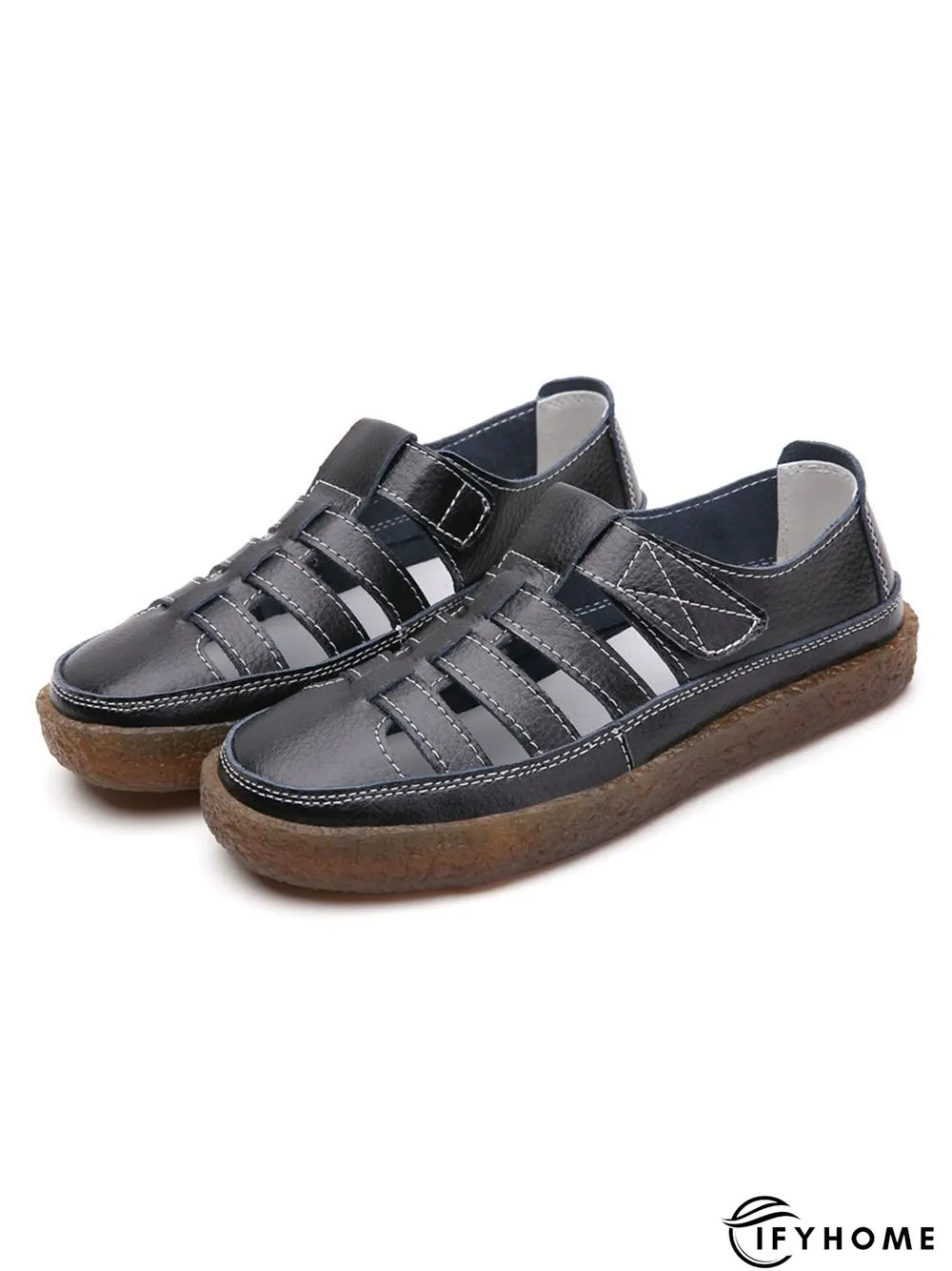 Lightweight Hollow Breathable Retro Soft Soled Shoes | IFYHOME