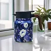 1000ml Floral Pattern Teapot Stainless Steel Mini Hot Coffee Pot for Hot Drinks