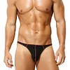Men's Thong Underwear Sexy Men's Underwear Ice Silk Fabric Bikini G-String Thongs